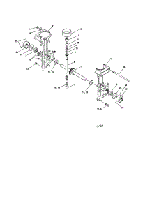 Transmission Assembly parts for Troy-Bilt Front-Tine Tiller 12215 from AppliancePartsPros.com