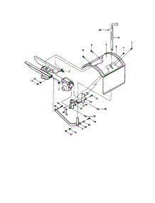 Tine Hood / Depth Regulator / Drag Bar parts for Troy-Bilt Rear-Tine Tiller 12217 from AppliancePartsPros.com