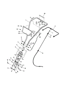 Handle Bar / Support parts for Troy-Bilt Rear-Tine Tiller 12227 from AppliancePartsPros.com