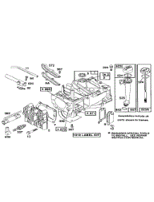 Cylinder Assembly parts for Briggs & Stratton Lawn & Garden Engine 122700 TO 122799 (0101 - 0101) from AppliancePartsPros.com