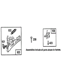 Brake Assembly parts for Briggs & Stratton Lawn & Garden Engine 122700 TO 122799 (0101 - 0101) from AppliancePartsPros.com