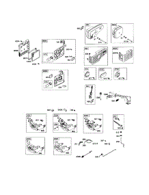 Muffler  /  Bracket-Control parts for Briggs & Stratton Lawn & Garden Engine 122K00 (0006-3113) from AppliancePartsPros.com