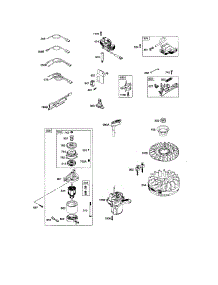 Motor Starter / Brake / Flywheel parts for Briggs & Stratton Lawn & Garden Engine 122K00 (0006-3113) from AppliancePartsPros.com