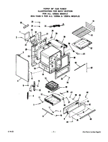 Body (For All 12332A Models) parts for Roper Gas Range 1233*0A from AppliancePartsPros.com