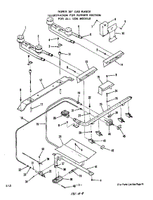 Burner parts for Roper Gas Range 1234*0A from AppliancePartsPros.com