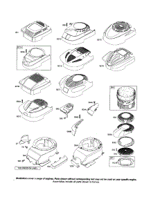Cover-Blower Housing parts for Briggs & Stratton Lawn & Garden Engine 123J00 (0100-0188) from AppliancePartsPros.com