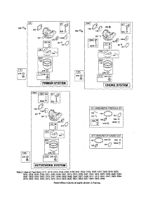 Carburetor parts for Briggs & Stratton Lawn & Garden Engine 123K00 (0005-3717) from AppliancePartsPros.com
