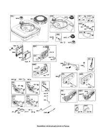 Fuel Tank / Muffler parts for Briggs & Stratton Lawn & Garden Engine 123K00 (0005-3717) from AppliancePartsPros.com