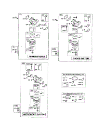 Carburetor parts for Briggs & Stratton Lawn & Garden Engine 123K02-0353-E1 from AppliancePartsPros.com