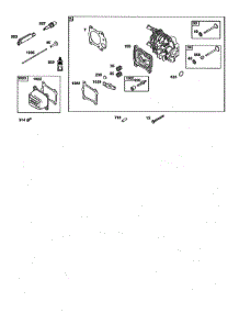 Cylinder Head parts for Briggs & Stratton Lawn & Garden Engine 123P02-0010-F1 from AppliancePartsPros.com