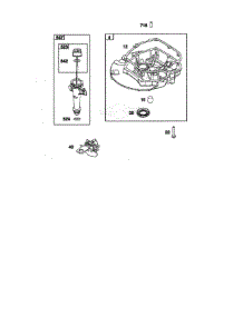 Sump / Lubrication parts for Briggs & Stratton Lawn & Garden Engine 123P02-0010-F1 from AppliancePartsPros.com