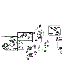 Crankshaft Assembly parts for Briggs & Stratton Lawn & Garden Engine 124700 TO 124799 (4003) from AppliancePartsPros.com