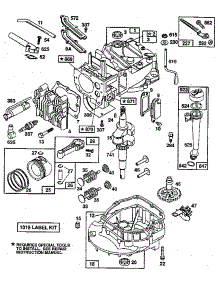 Replacement Parts parts for Briggs & Stratton Lawn & Garden Engine 124702-3153-01 (315301 - 315301) from AppliancePartsPros.com