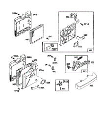 Gasket-Air Cleaner parts for Briggs & Stratton Lawn & Garden Engine 124800 TO 124899 (3401-3440) from AppliancePartsPros.com