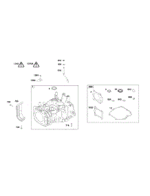 Cylinder parts for Briggs & Stratton Lawn & Garden Engine 124P02-0009-F1 from AppliancePartsPros.com