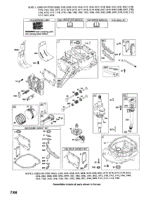 Cylinder / Crankshaft / Sump parts for Briggs & Stratton Lawn & Garden Engine 124T00 (0101-4305) from AppliancePartsPros.com