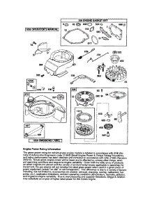 Rewind Starter / Blower Housing parts for Briggs & Stratton Lawn & Garden Engine 124T02-3773-EA from AppliancePartsPros.com