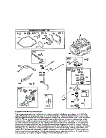 Short Block / Starter Motor parts for Briggs & Stratton Lawn & Garden Engine 124T05-0848-EA from AppliancePartsPros.com