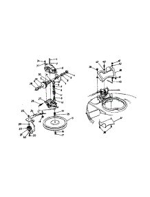 Housing / Pulley / Shaft parts for Mtd Gas Walk-Behind Mower 125-847F401 from AppliancePartsPros.com