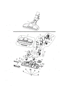 Floor Brush parts for Kenmore Elite Canister Vacuum 12521814610 from AppliancePartsPros.com