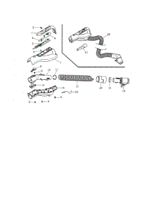 Hose & Handle parts for Kenmore Elite Canister Vacuum 12521814610 from AppliancePartsPros.com