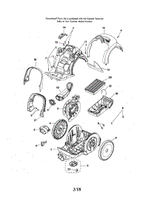 Vacuum Cleaner Body parts for Kenmore Upright Vacuum 125.22614610 (12522614610, 125 22614610) from AppliancePartsPros.com
