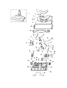 Powermate parts for Kenmore Upright Vacuum 125.22614610 (12522614610, 125 22614610) from AppliancePartsPros.com
