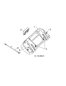 Console Panel / Light parts for Poulan Gas Snowblower 12527HVX-96195001800 from AppliancePartsPros.com