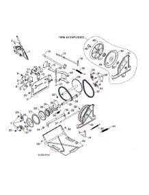 Drive parts for Poulan Gas Snowblower 12527HVX-96195001800 from AppliancePartsPros.com