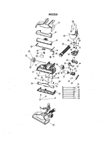 Nozzle parts for Kenmore Upright Vacuum 125.31220610 (12531220610, 125 31220610) from AppliancePartsPros.com