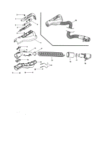 Hose Parts parts for Kenmore Canister Vacuum 125.81614610 (12581614610, 125 81614610) from AppliancePartsPros.com
