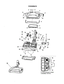 Powermate parts for Kenmore Elite Canister Vacuum 12581714610 from AppliancePartsPros.com