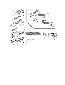 Hose & Handle parts for Kenmore Elite Canister Vacuum 12581714610 from AppliancePartsPros.com