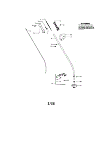 Driveshaft / Handle / Shield parts for Husqvarna Gas Line Trimmer 125C-CANADA from AppliancePartsPros.com