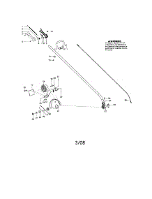 Driveshaft / Handle / Edger Guard parts for Husqvarna Gas Line Trimmer 125E-CANADA from AppliancePartsPros.com