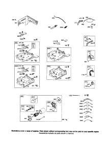 Starter Motor / Control Bracket parts for Briggs & Stratton Lawn & Garden Engine 126300 (0023-3776) from AppliancePartsPros.com