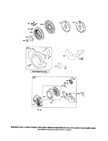 Rewind Starter / Blower Housing parts for Briggs & Stratton Lawn & Garden Engine 126300 (0023-3776) from AppliancePartsPros.com