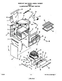 Body parts for Roper Gas Range 1266*0A from AppliancePartsPros.com