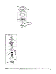 Starter-Rewind / Motor-Starter parts for Briggs & Stratton Lawn & Garden Engine 126600 (0100 THRU 0201) from AppliancePartsPros.com