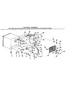 Unit Parts parts for Kenmore Refrigerator 126.8904822 (1268904822, 126 8904822) from AppliancePartsPros.com