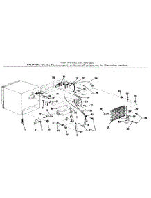 Unit Parts parts for Kenmore Refrigerator 126.8904823 (1268904823, 126 8904823) from AppliancePartsPros.com