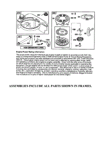 Fuel Tank / Rewind Starter parts for Briggs & Stratton Lawn & Garden Engine 126T02-0709-E1C from AppliancePartsPros.com