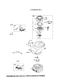 Rewind Starter / Blower Housing parts for Briggs & Stratton Lawn & Garden Engine 126T02-1225-EA from AppliancePartsPros.com