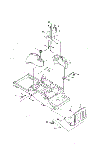 Fuel Tank / Bumper & Control Panel parts for Craftsman Rear-Engine Riding Mower 12728875 from AppliancePartsPros.com