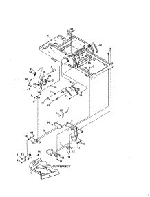 Deck Lift Assembly parts for Craftsman Rear-Engine Riding Mower 12728875 from AppliancePartsPros.com