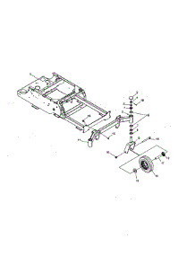 Caster Assembly parts for Craftsman Rear-Engine Riding Mower 12728875 from AppliancePartsPros.com