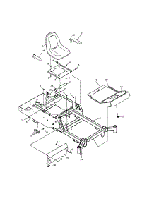 Kickplate / Seat parts for Craftsman Rear-Engine Riding Mower 12728876 from AppliancePartsPros.com
