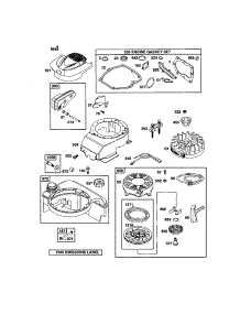 Rewind-Starter parts for Briggs & Stratton Lawn & Garden Engine 127802-1944-B1 from AppliancePartsPros.com