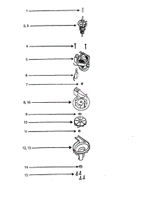 Motor parts for Eureka Upright Vacuum 1281 from AppliancePartsPros.com