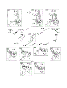 Bracket Control parts for Briggs & Stratton Lawn & Garden Engine 128600 (0100-0224) from AppliancePartsPros.com